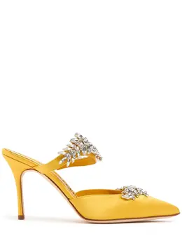 MANOLO BLAHNIK: Жёлтые сабо 