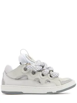 LANVIN: Белые кроссовки  Curb