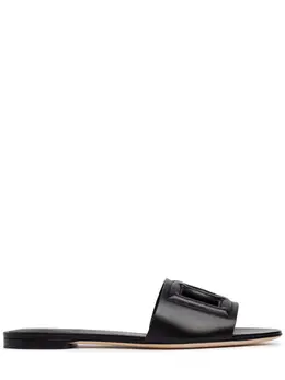 DOLCE & GABBANA: Чёрные сандалии  Bianca