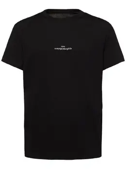 Maison Margiela: Футболка с вышивкой 