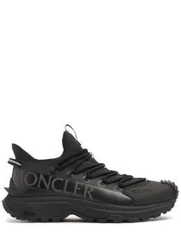 MONCLER: Чёрные кроссовки 