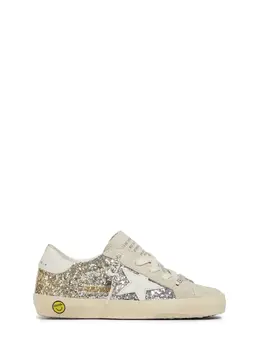 GOLDEN GOOSE: Серебристые кроссовки  Super Star