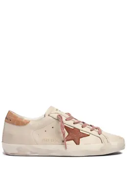 GOLDEN GOOSE: Коричневые кроссовки  Super Star