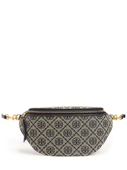 TORY BURCH: Синяя поясная сумка 