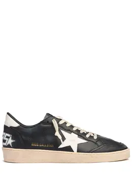 GOLDEN GOOSE: Чёрные кроссовки  Ball Star