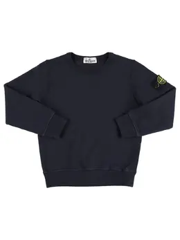 STONE ISLAND JUNIOR: Хлопковый свитшот 