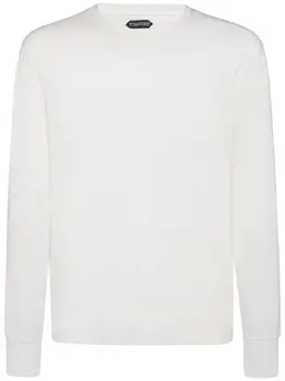TOM FORD: Хлопковая футболка  lyocell