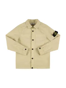 STONE ISLAND JUNIOR: Хлопковая куртка 
