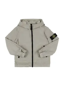 STONE ISLAND JUNIOR: Куртка с капюшоном 