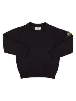 STONE ISLAND JUNIOR: Хлопковый свитер 