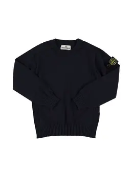 STONE ISLAND JUNIOR: Хлопковый свитер 