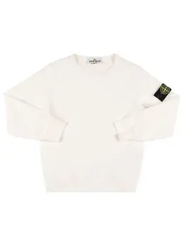 STONE ISLAND JUNIOR: Хлопковый свитшот 