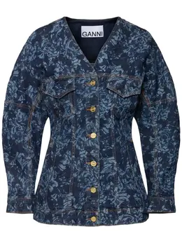 GANNI: Джинсовый жакет 