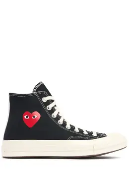 COMME DES GARÇONS PLAY: Чёрные кроссовки  Play