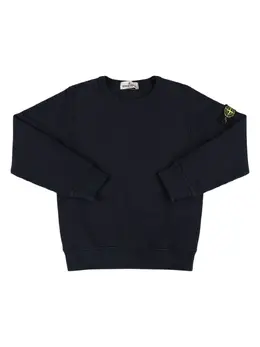 STONE ISLAND JUNIOR: Хлопковый свитшот 