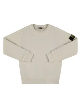 STONE ISLAND JUNIOR: Хлопковый свитшот 