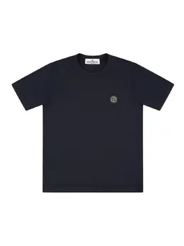 STONE ISLAND JUNIOR: Хлопковая футболка 