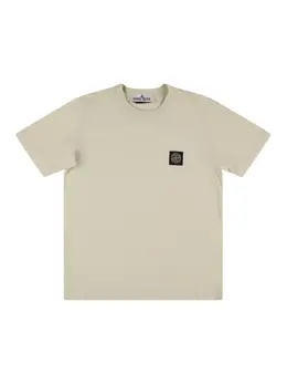 STONE ISLAND JUNIOR: Хлопковая футболка 