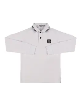 STONE ISLAND JUNIOR: Хлопковое поло 