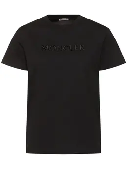 MONCLER: Хлопковая футболка 