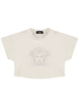 VERSACE: Хлопковая футболка 
