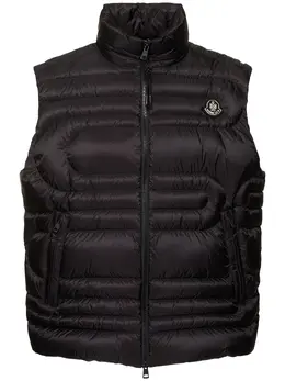 MONCLER: Чёрный жилет 
