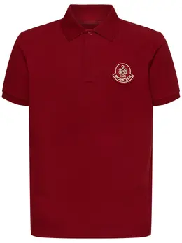 MONCLER: Хлопковое поло 
