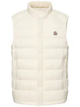 MONCLER: Шёлковый жилет 