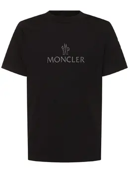 MONCLER: Хлопковая футболка 