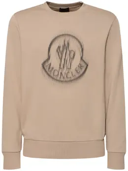 MONCLER: Хлопковый свитшот 