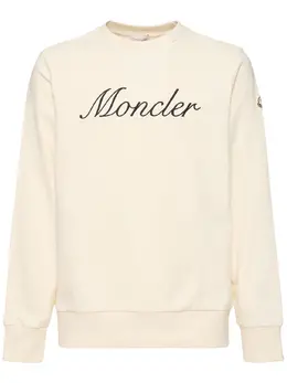 MONCLER: Хлопковый свитшот 