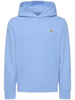 MONCLER: Хлопковая толстовка 