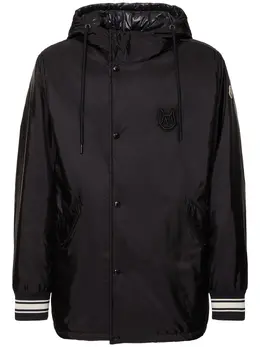 MONCLER: Пуховик с капюшоном 