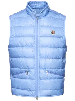 MONCLER: Светлый жилет 