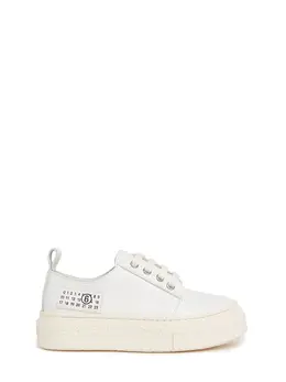 MM6 MAISON MARGIELA: Белые кроссовки 