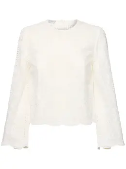 GIAMBATTISTA VALLI: Хлопковый топ 