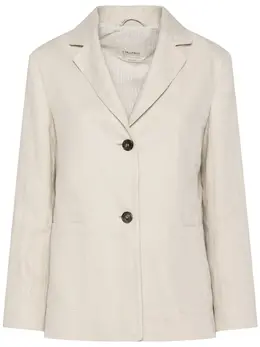 'S MAX MARA: Льняной жакет 