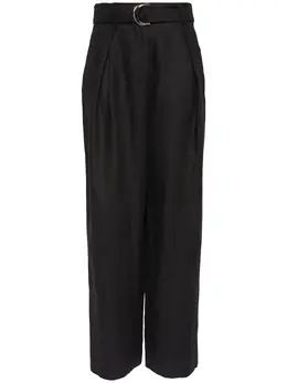 'S MAX MARA: Льняные брюки 