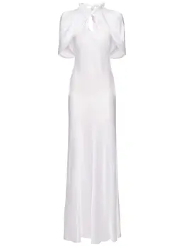 ALBERTA FERRETTI: Платье с коротким рукавом 