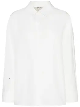 'S MAX MARA: Хлопковая рубашка 