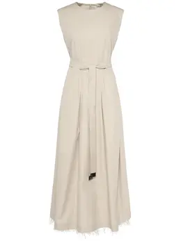 'S MAX MARA: Хлопковое платье 