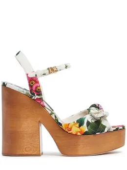 DOLCE & GABBANA: Многоцветные сандалии  Keira