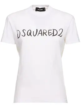 DSQUARED2: Футболка с принтом 