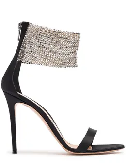 GIANVITO ROSSI: Чёрные сандалии 