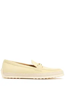 TOD'S: Бежевые лоферы 