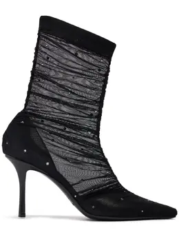 JIMMY CHOO: Чёрные ботинки 