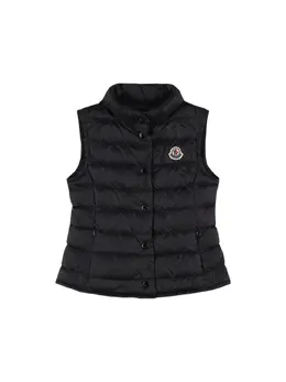 MONCLER: Чорні жилети  Liane
