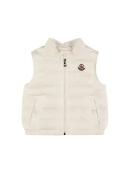 MONCLER: Білі жилети 