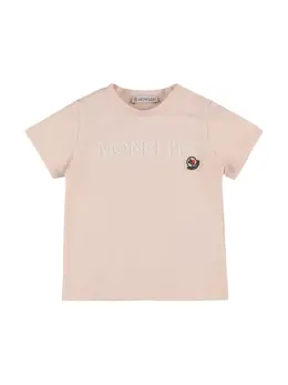 MONCLER: Хлопковая футболка 