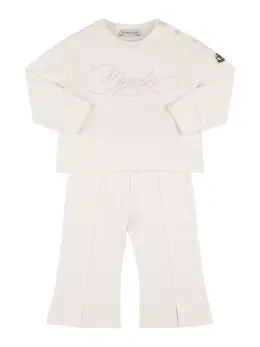 MONCLER: Хлопковая толстовка 